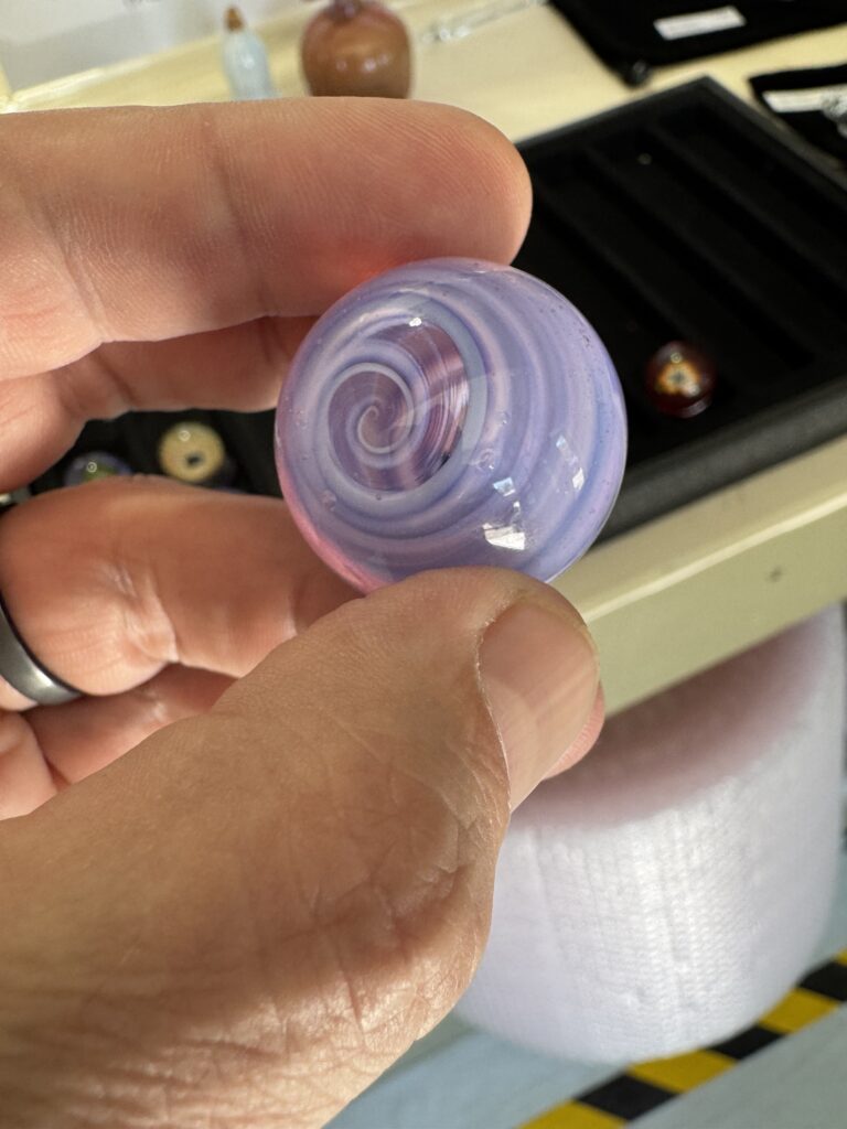 Purple and Pink Swirl Marble