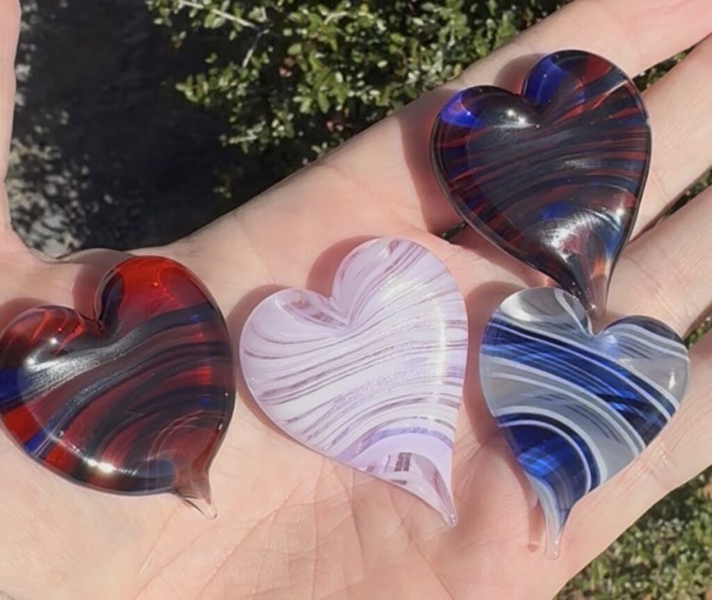 Heart as Paperweight or Pendant