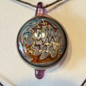 Wig Wag Pendant Amber Purple Green Blue 01