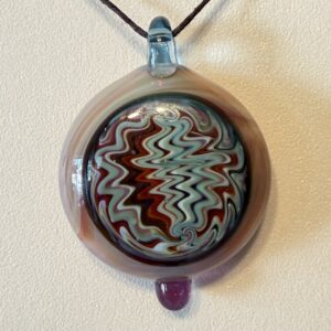 Wig Wag Pendant Amber Purple Red Green