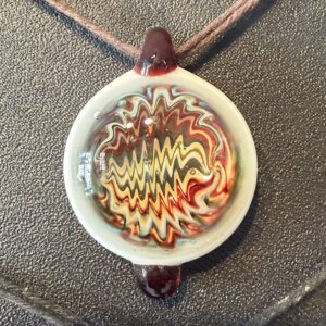 Wig Wag Pendant Red White Yellow Orange