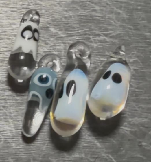 Boo Pendants made from borosilicate glass